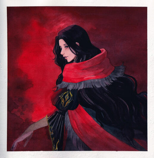 Lyblac - Octopath Traveler - Watercolors