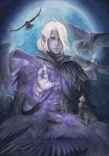 Iymril - DnD - Watercolors